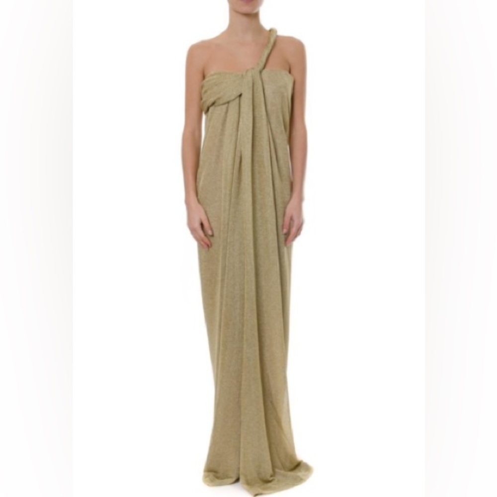 Lanvin Gold Long Dress